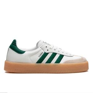 adidas Sambae Women’s Sneakers - white/collegiate green